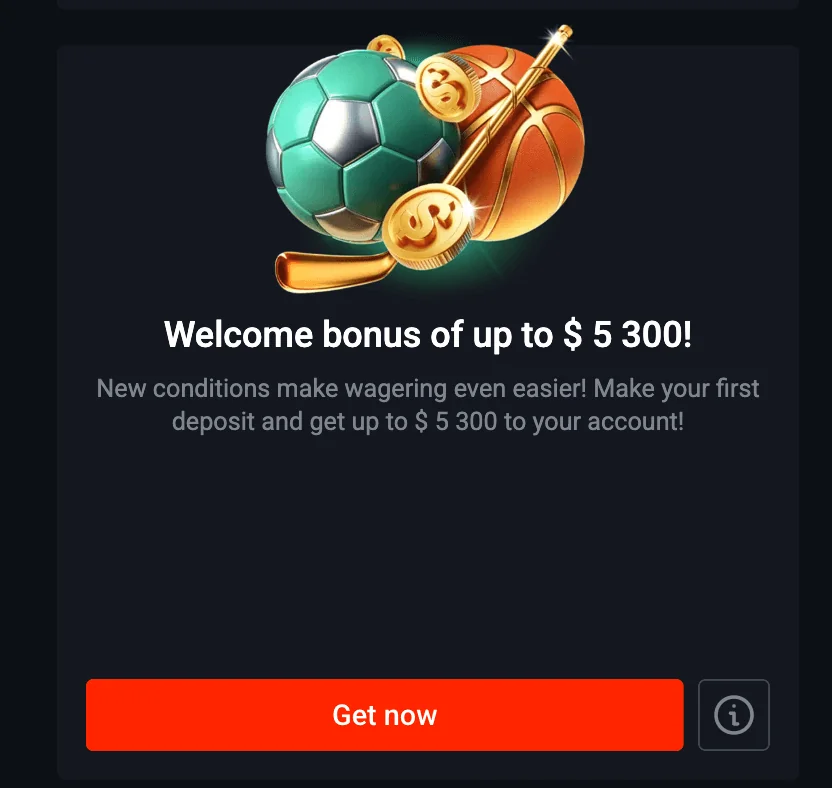 Africa welcome bonus